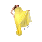 Khadi Linen Saree M J HANDLOOM